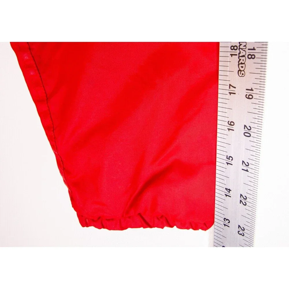 Pla Jac by Dunbrooke Vintage Windbreaker Jacket M Wichita Fire Department Red